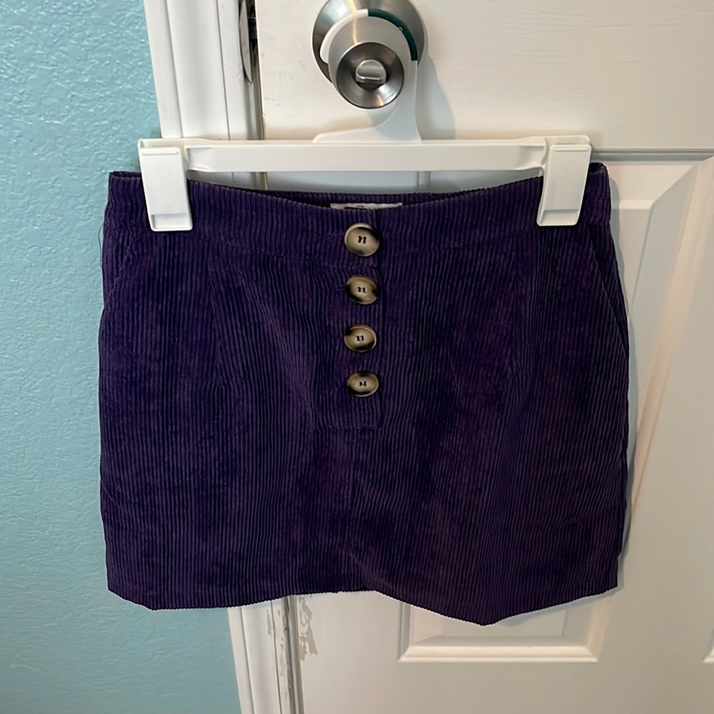 Runaway The Label Corduroy Mini Skirt